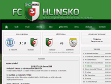 Tablet Screenshot of fotbal.hlinsko.cz